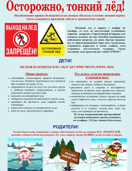 Осторожно, тонкий лёд!!!.